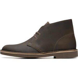 Men's Leather Ankle Chukka Boot, Size 11.5, Beeswax Color
